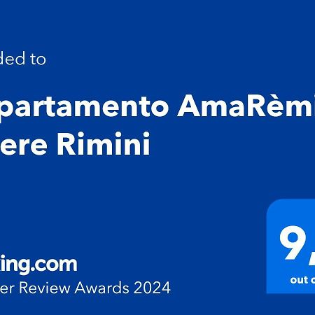 Appartamento Amaremin - Vivere Ρίμινι Εξωτερικό φωτογραφία
